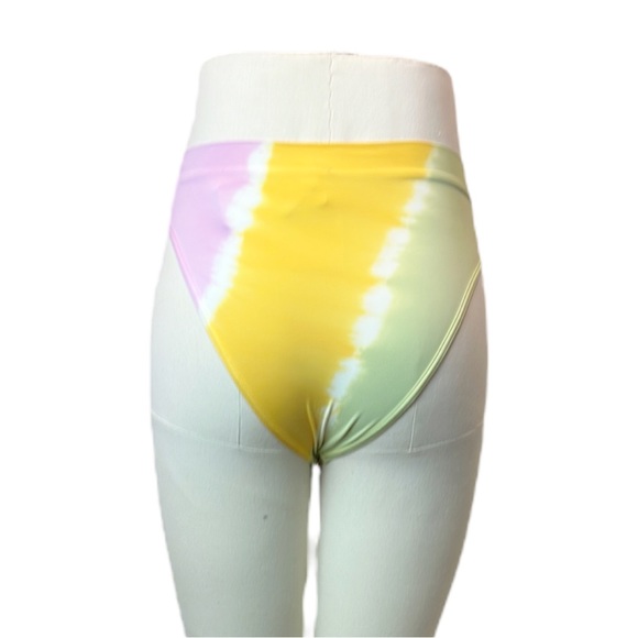L*Space Diagonal Sunburst Tie Dye Frenchi Bitsy Bottoms - Picture 6 of 9